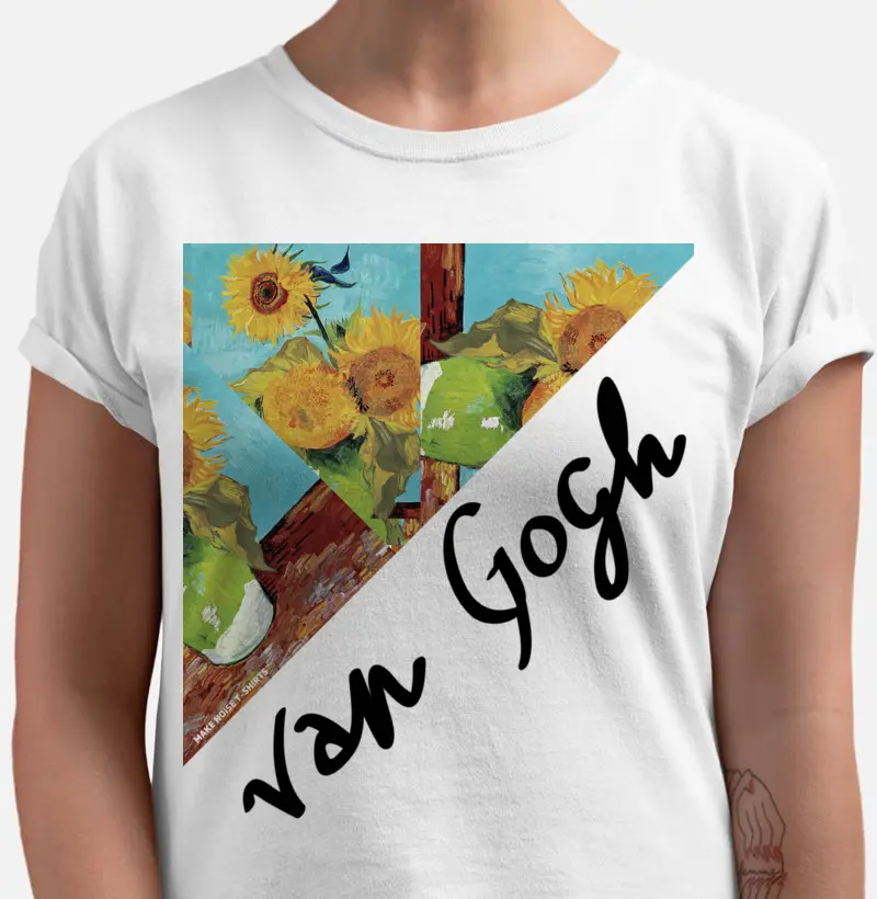 TRÊS GIRASSÓIS EM UM VASO de Vicent van Gogh PR