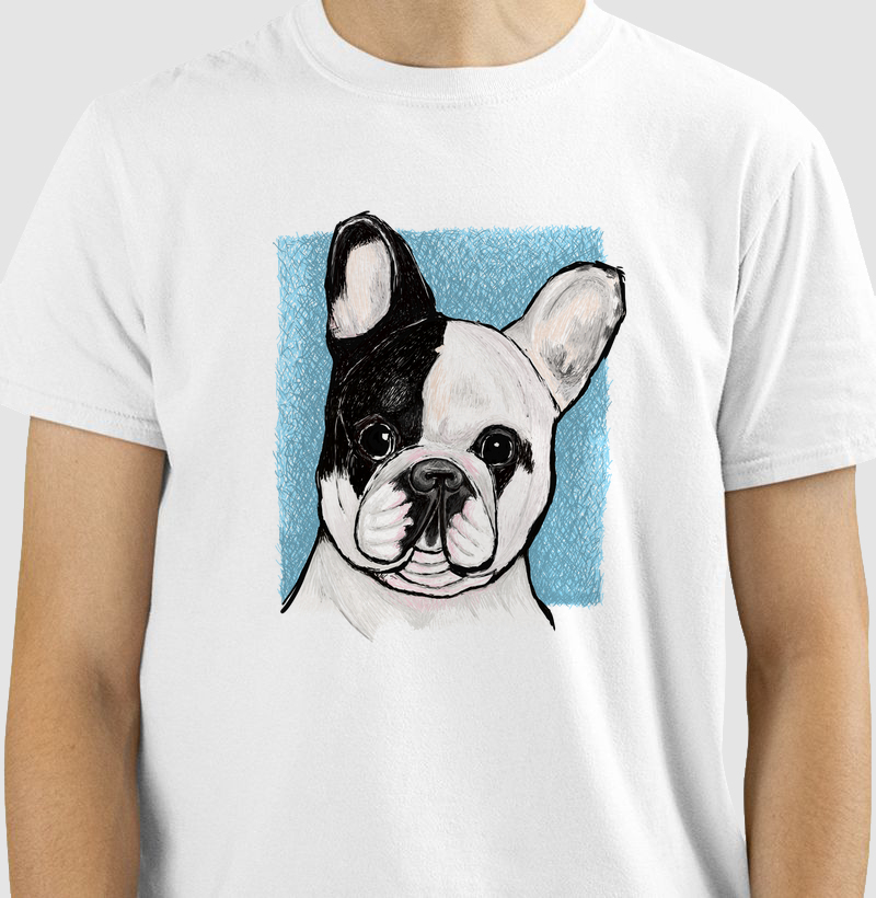 Camiseta Buldogue Francês