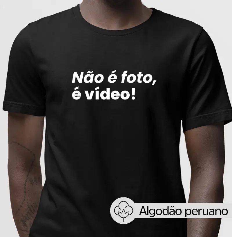 Não é foto, é vídeo! - Algodão Peruano