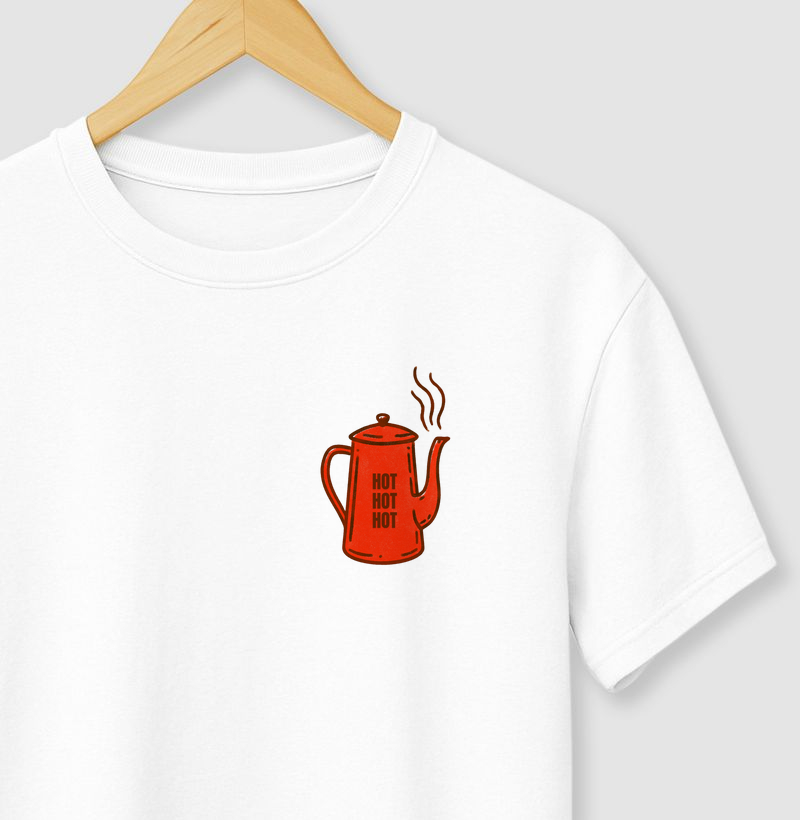 Camiseta CAFÉ NO BULE