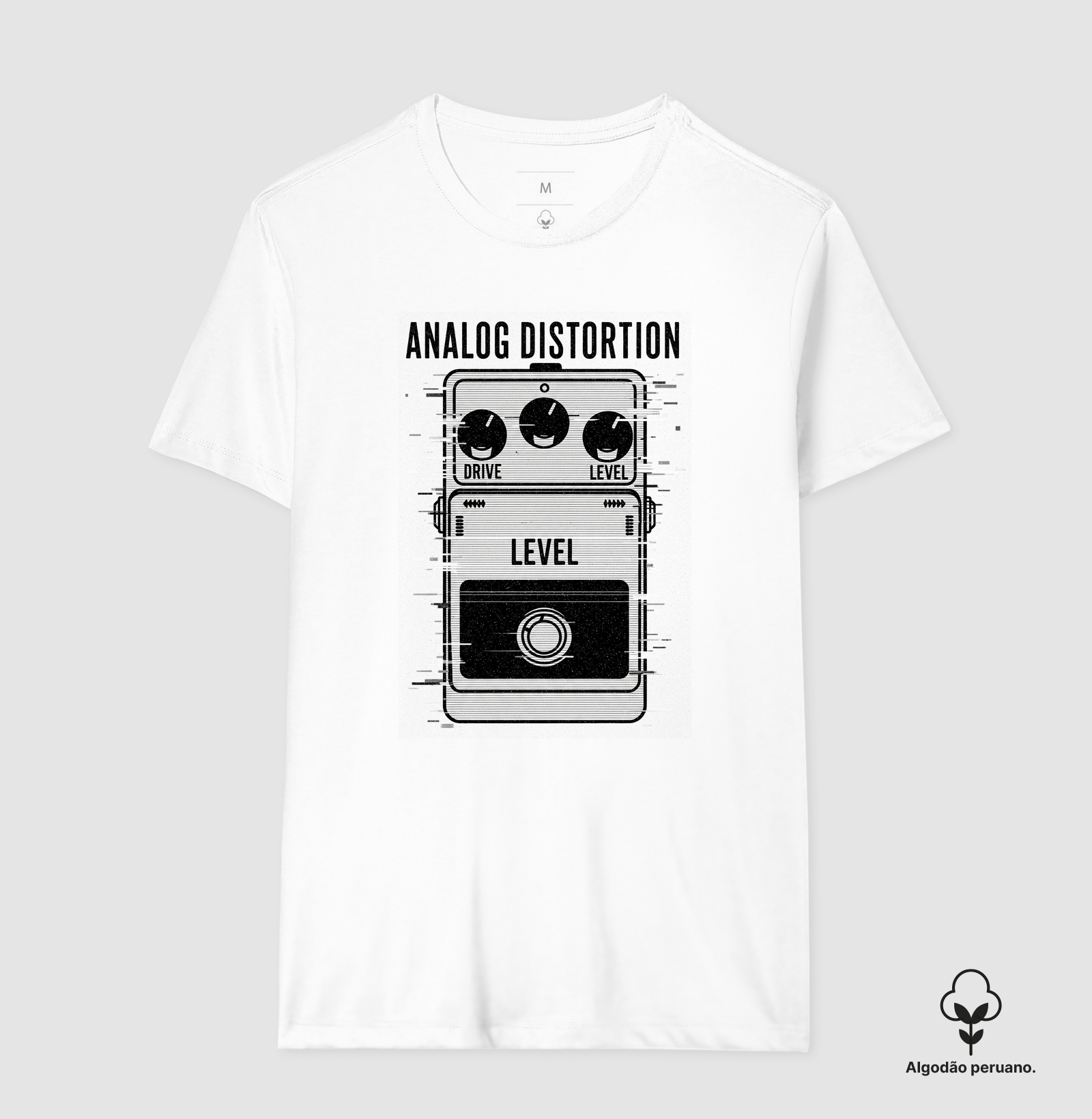 camiseta-rock-analog-distortion-pedal-guitarra