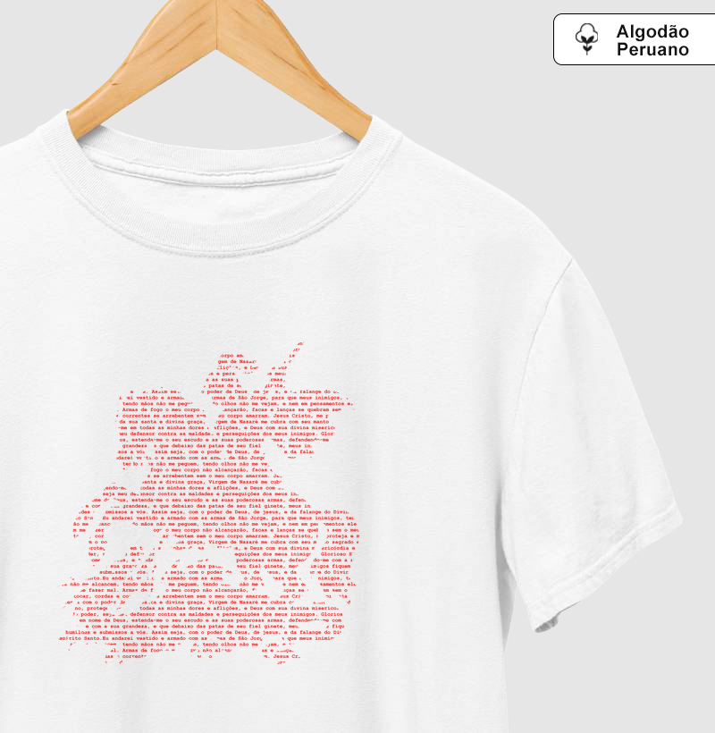 Silhueta Oração São Jorge