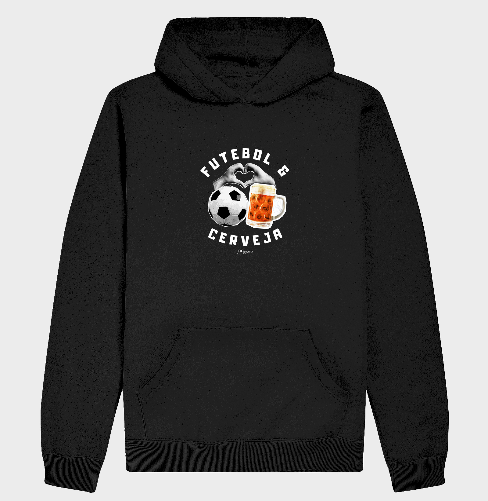 feminina de futebol estampa "futebol e cerveja" joga bonita