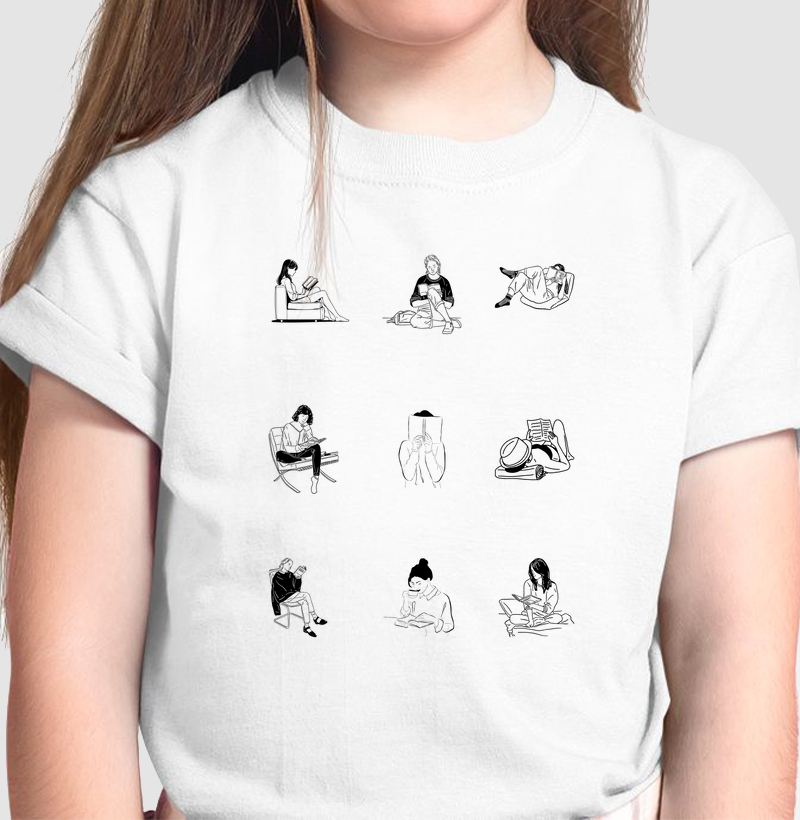 Camiseta Infantil LEITURA Matutaremos