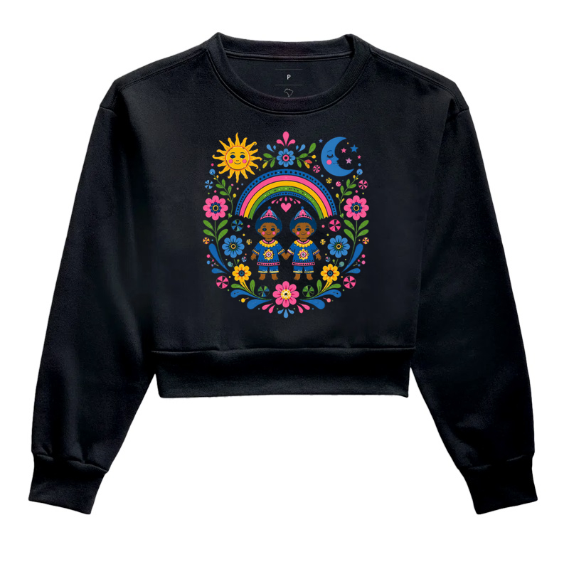 Ibeji · Cosme e Damião - Cropped Moletom