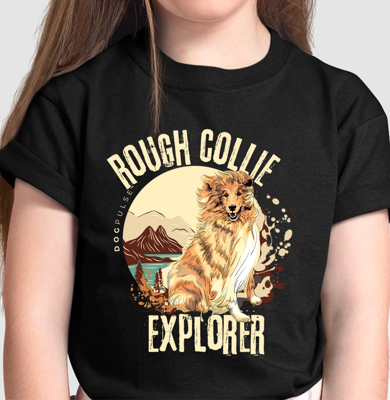Camiseta Infantil Dog Pulse Rough Collie Explorer – Spirit of the Wild