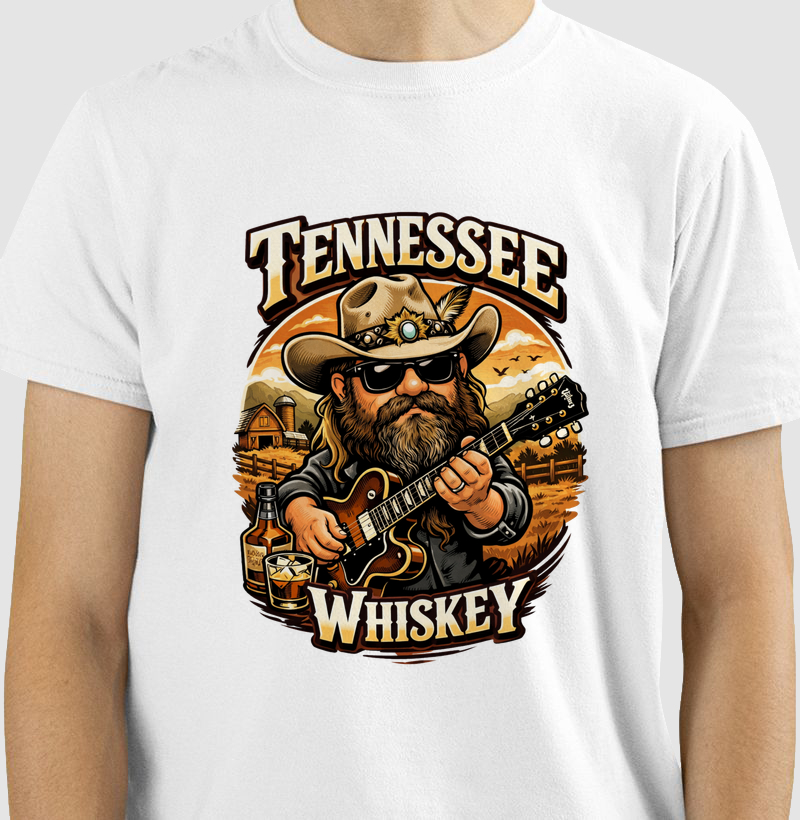 Camiseta Tennessee Whiskey – Country Music & Southern Vibes