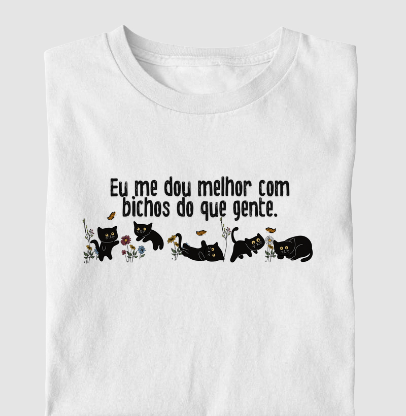 Eu me dou melhor com bichos do que gente