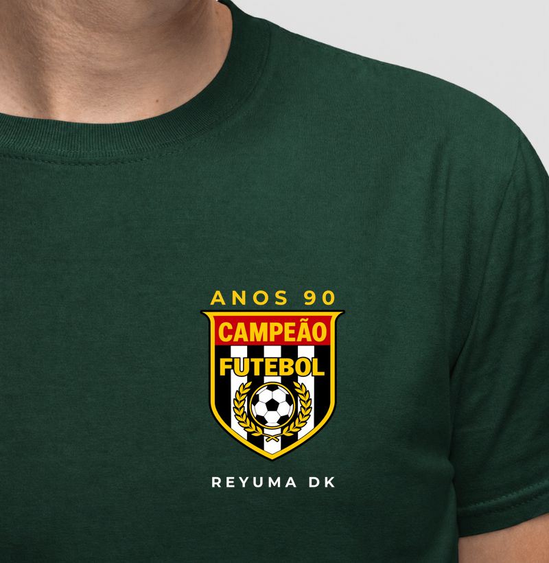 amiseta Masculina, Feminina, Babylook e Unissex Futebol “Campeão Retrô Paulista” - Algodão 100%  - Camiseta