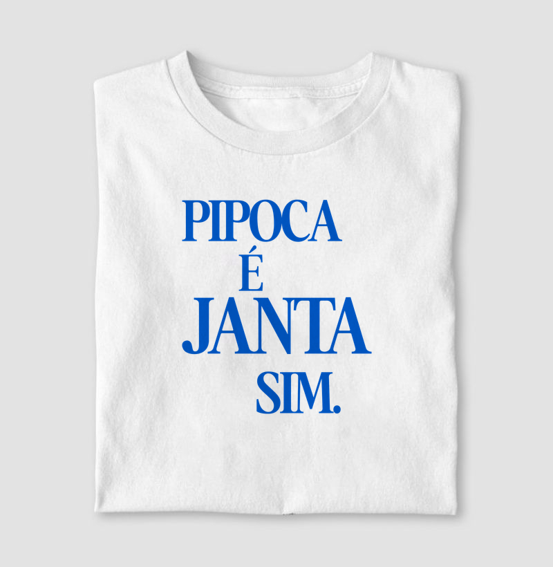 Pipoca é JANTA SIM