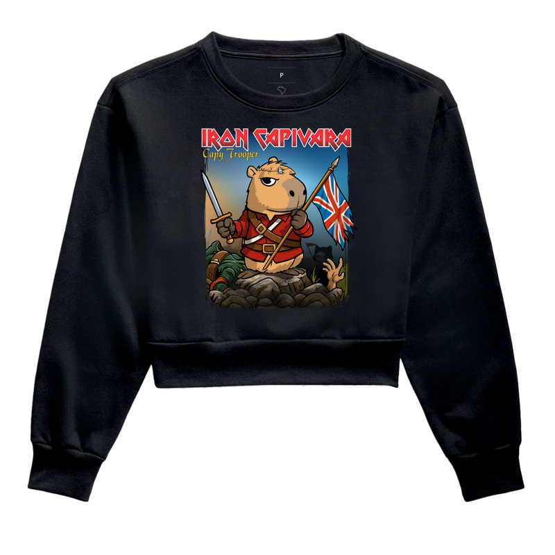 Camiseta Iron Capivara - Cropped Moletom