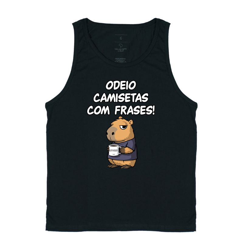 Odeio camisetas com frases