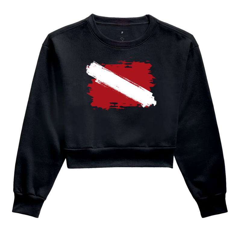 Bandeira do Mergulho - Distressed