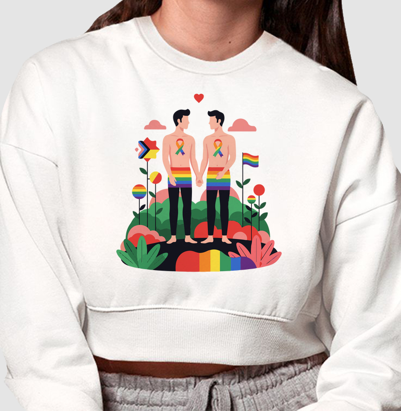 Cropped Moletom - Orgulho - Gay
