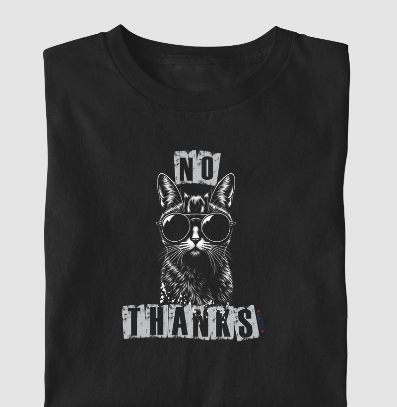 No Thanks - Camiseta