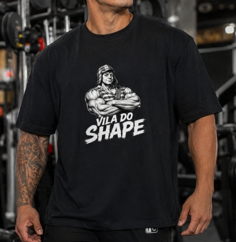 Vila do Shape black oversized
