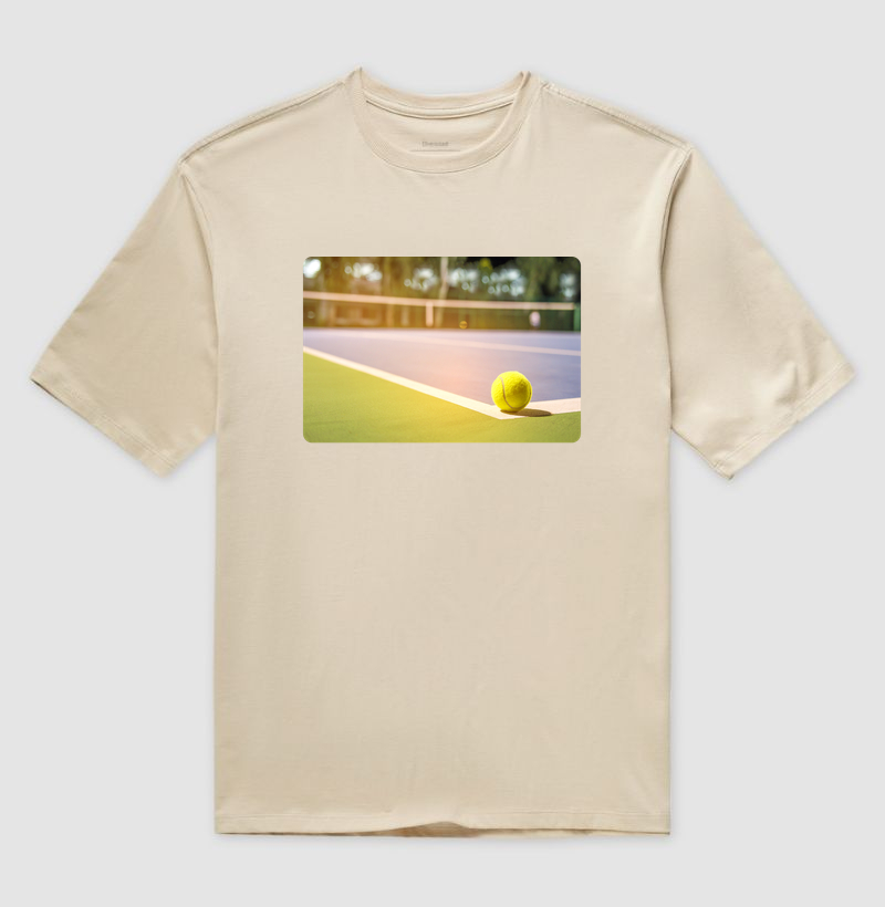 Bolinha na Quadra Rápida - Camiseta Oversized