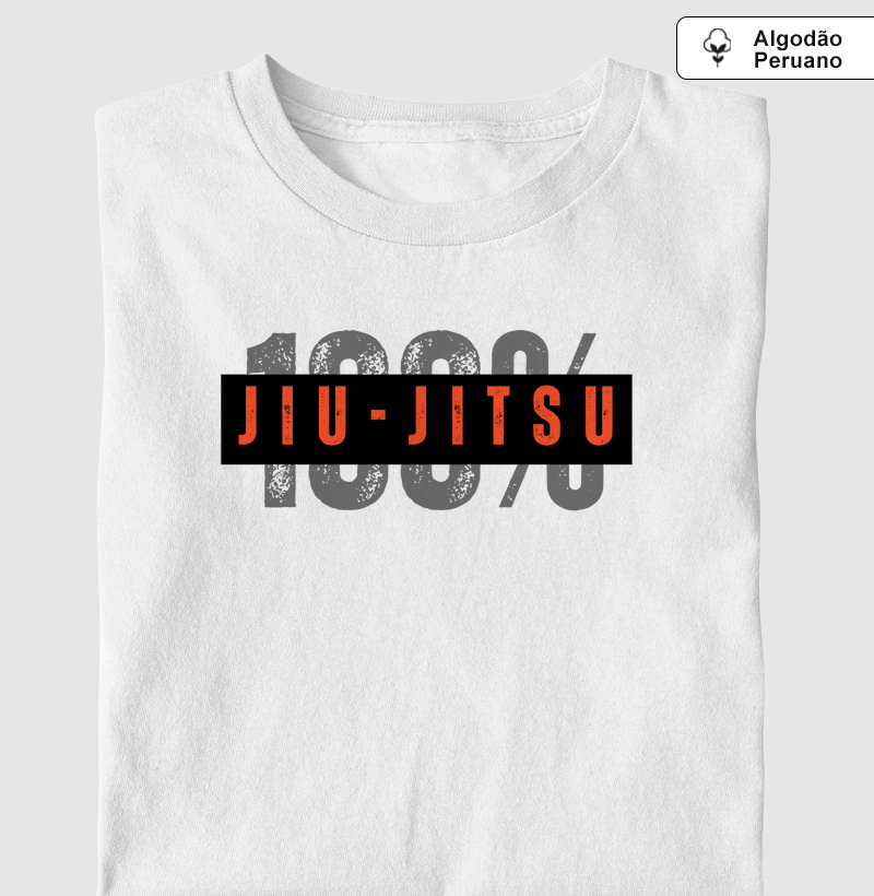 100% Jiu-jitsu - Algodão peruano