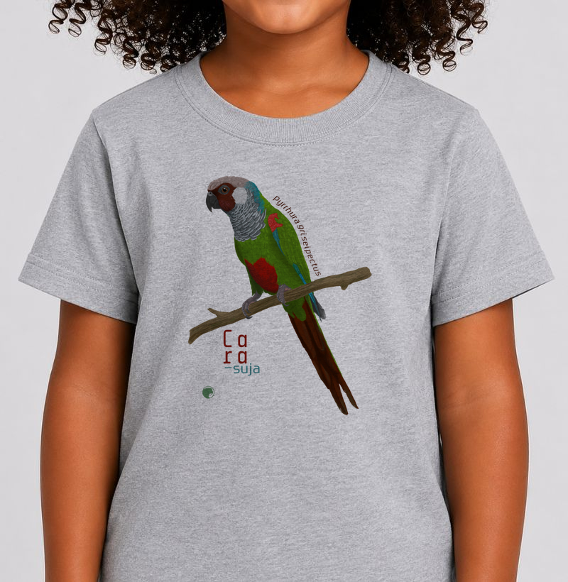 Camiseta infantil cara-suja