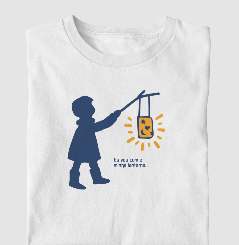 Eu vou com a minha lanterna...