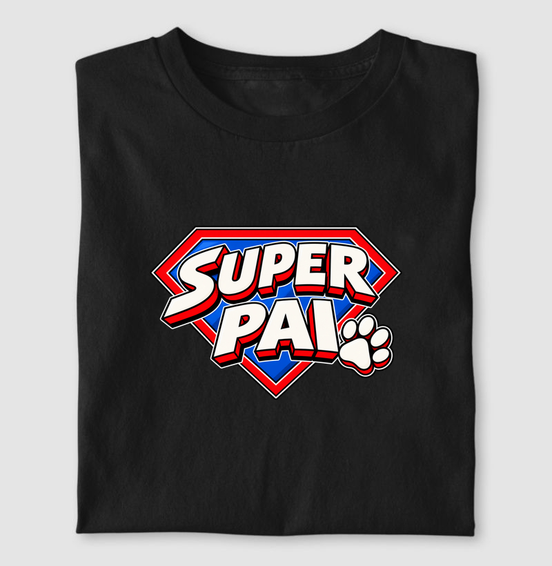 Pai de Cachorro | Super Pai (Edição Herói da Lealdade) - Camiseta