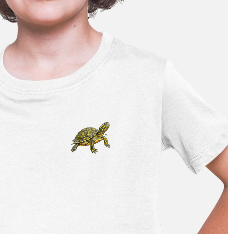 Répteis - Mini - Tigre d´Água - Infantil - Camiseta Infantil