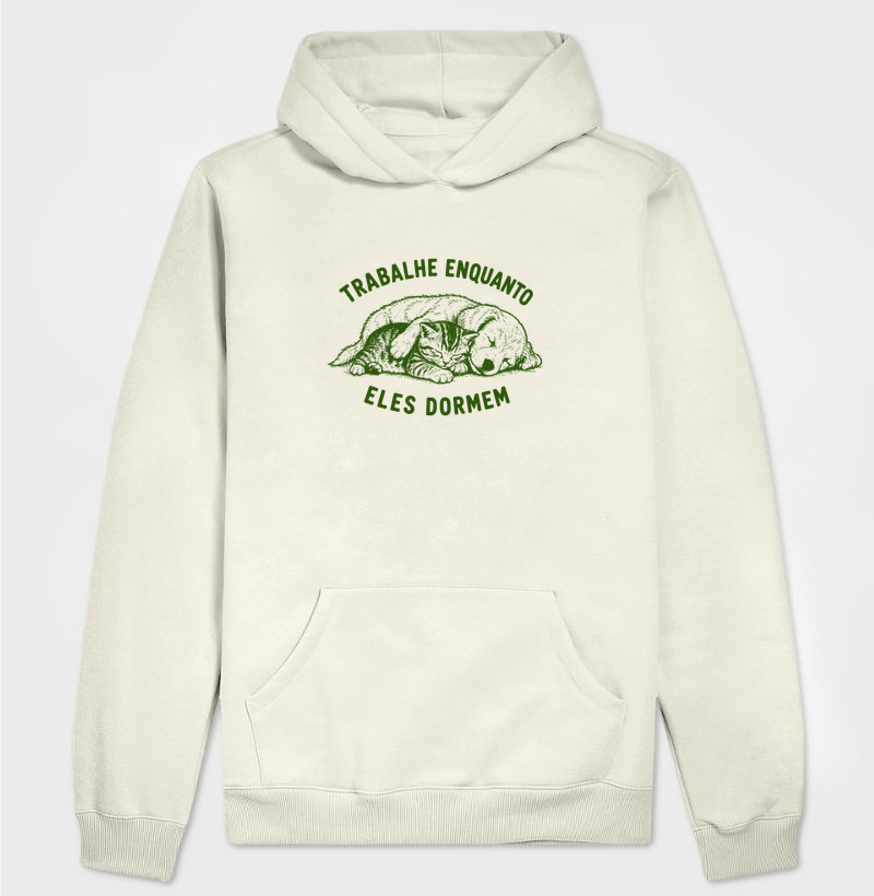 Hoodie Trabalhe enquanto eles dormem