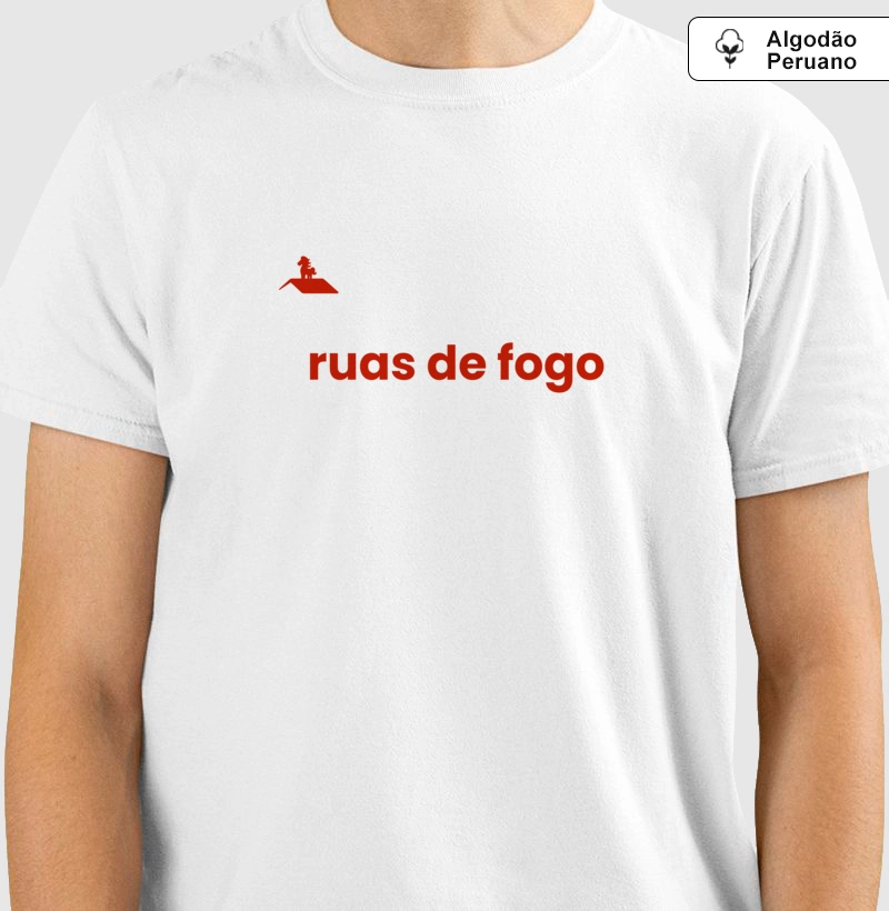 Camiseta Algodão Peruano Ruas de Fogo