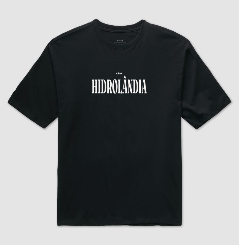 Hidrolândia | Tipografia GO - Camiseta Oversized