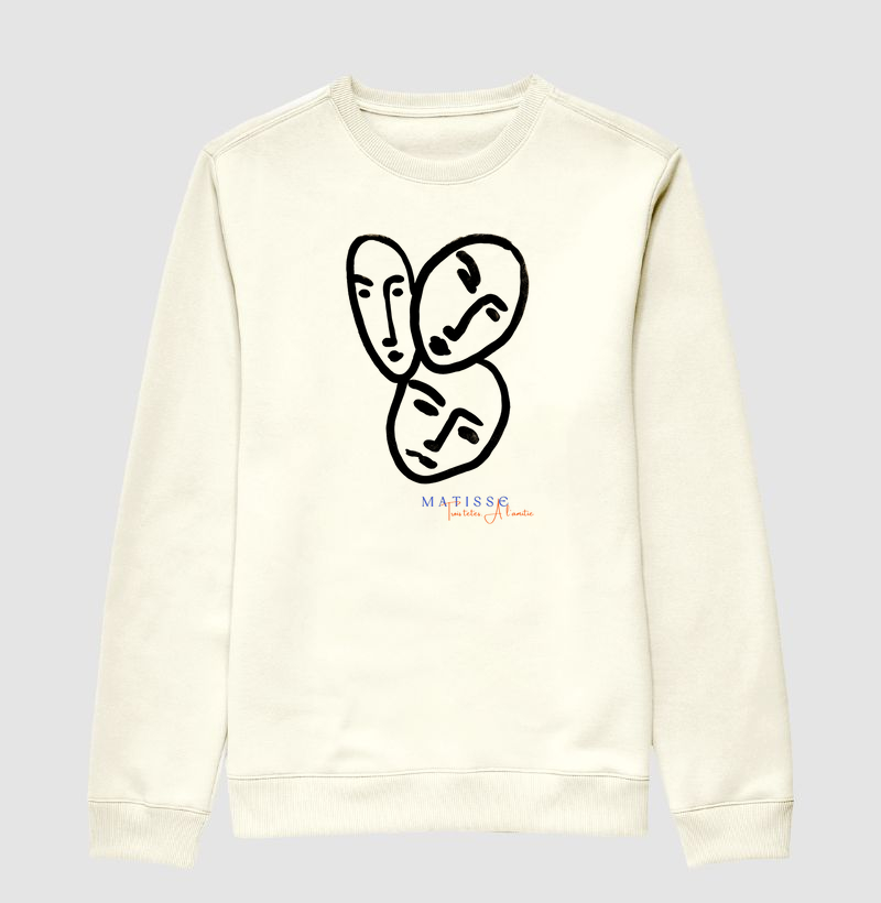 Henri Matisse -Trois tetes. A l'amitie (1951)