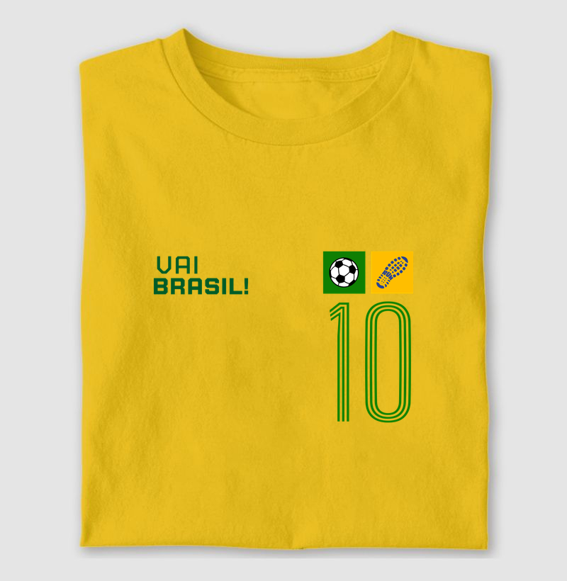 Camiseta Corrida - Vai Brasil 10k
