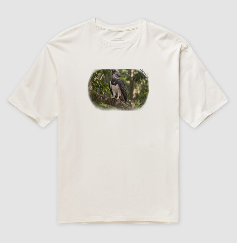 Harpia - Coleção Fauna Brasileira - Camiseta Oversized