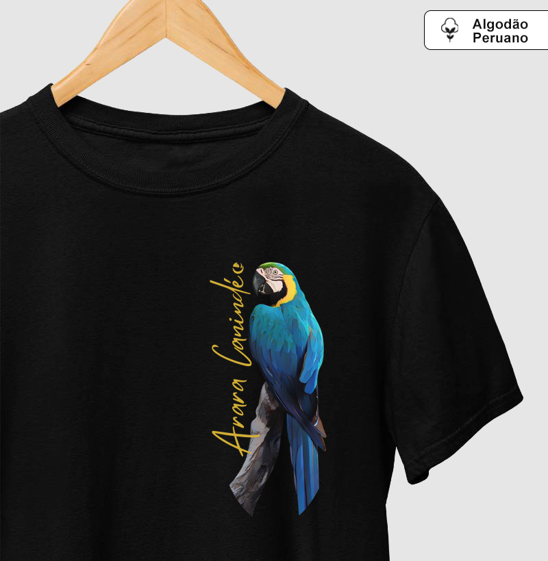 Camiseta Algodão Peruano Arara Canindé