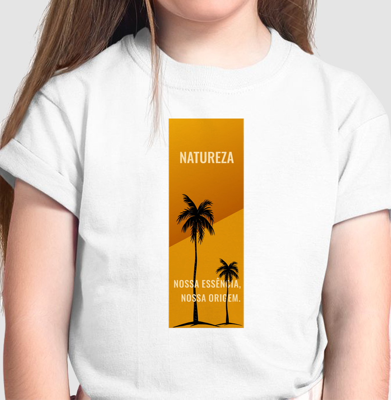 Camiseta Infantil Natureza (Essência) - Camiseta Infantil