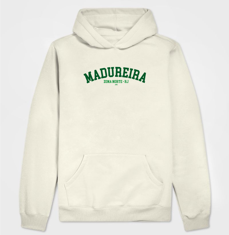 Madureira - Verde e Branco - Hoodie Moletom