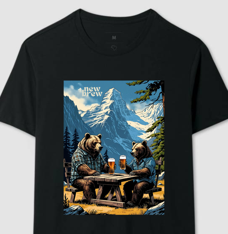 Bears Drinking Beer - New Brew
