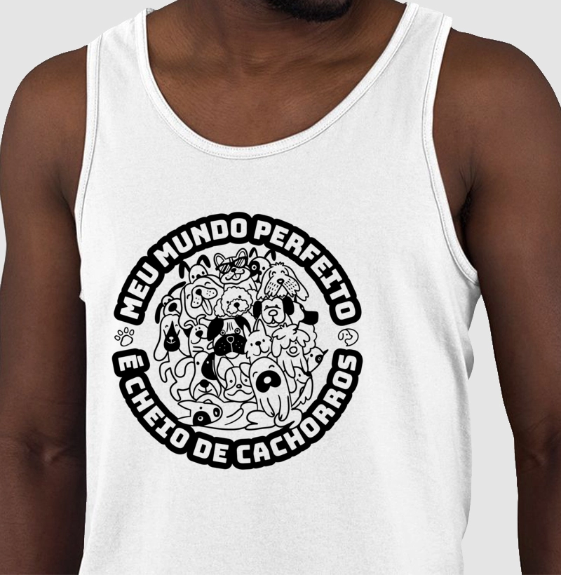 Meu mundo perfeito é cheio de cachorros