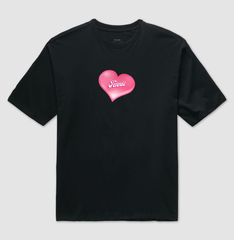 Tennis Pink Heart
