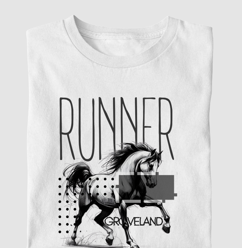 CAMISETA HORSE RUNNER CORES