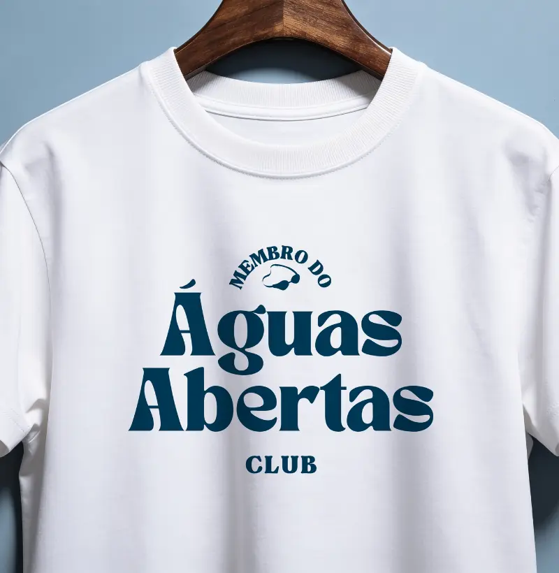 Águas Abertas Club - Camiseta Algodão Peruano