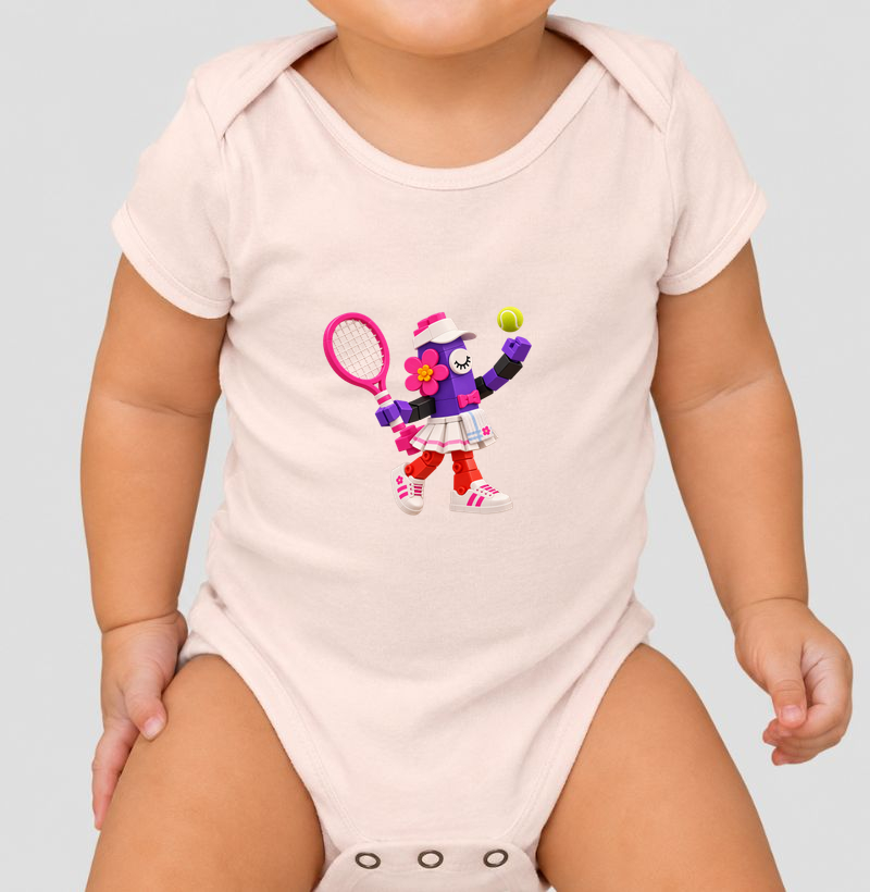 tenista PITU_OS BICHÖS - Body Infantil