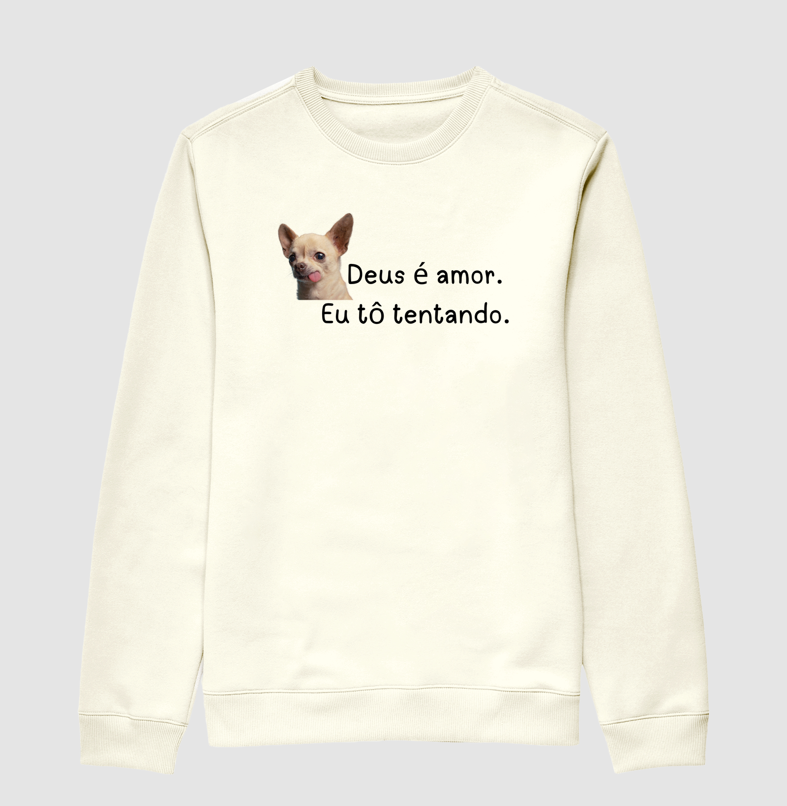 Deus é amor eu tô tentando
