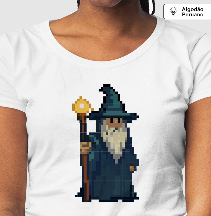 Arcane Pixel Wizard – Think Tee