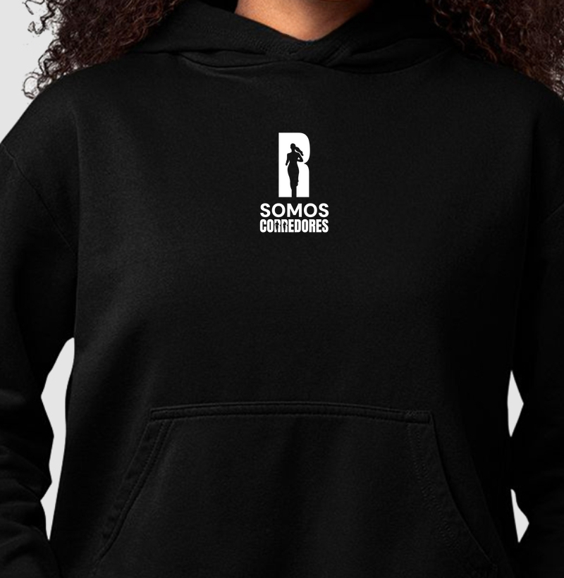 Moletom Canguru com Capuz Feminino - Somos Corredores 1