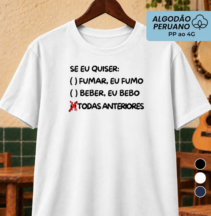 Se eu quiser fumar eu fumo