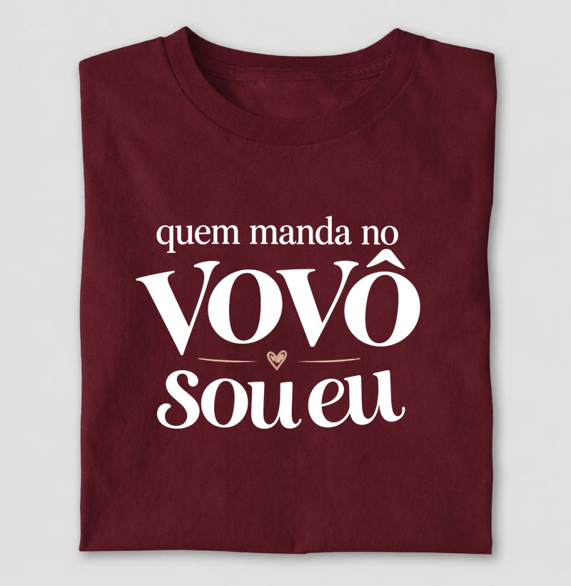 Quem manda no vovô sou eu (infantil) - Camiseta Infantil