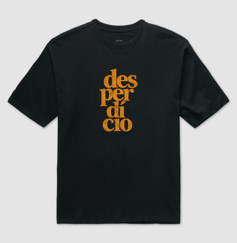 Desperdício - Camiseta Oversized