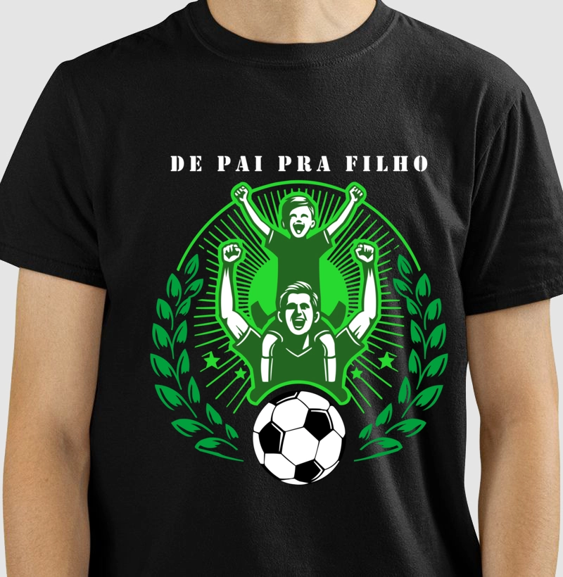 Camiseta De Pai Pra Filho - Verde