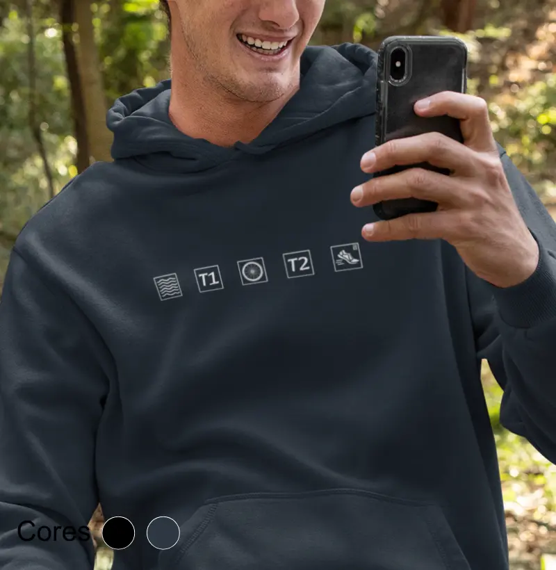 Quadrados Swim T1 Bike T2 Run