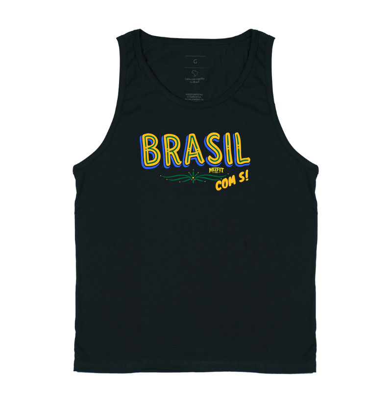 Brasil com S- lettering caminhão